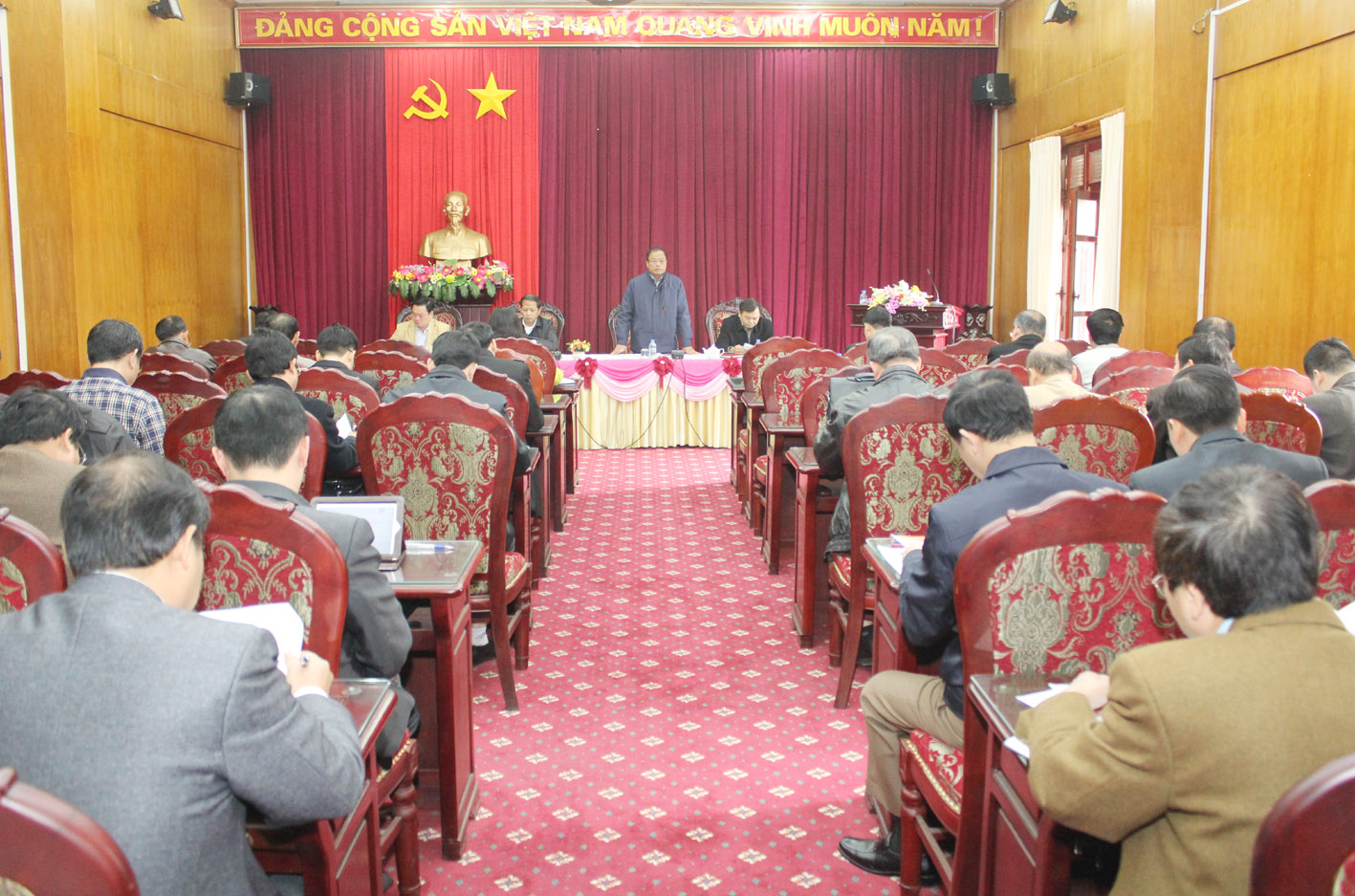 Một hội nghị của Tỉnh ủy Bắc Kạn