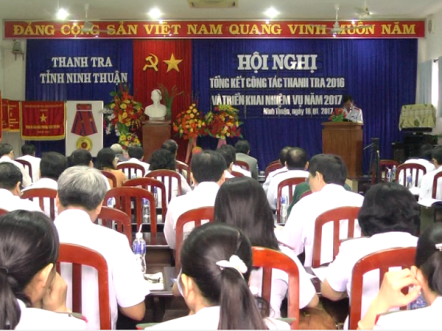 Hội nghị triển khai nhiệm vụ công tác thanh tra năm 2017 của Thanh tra tỉnh Ninh Thuận