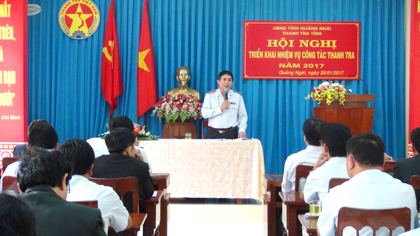 Một Hội nghị của Thanh tra tỉnh Quảng Ngãi