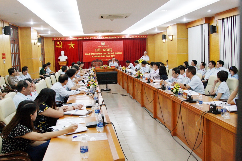 Hội nghị giao ban Thanh tra bộ, ngành 6 tháng đầu năm 2017 