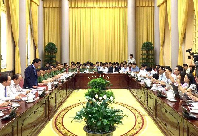 Quang cảnh buổi Họp báo