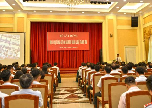 Thanh tra Bộ Xây dựng - Hội nghị tổng kết 6 năm thi hành Luật thanh tra