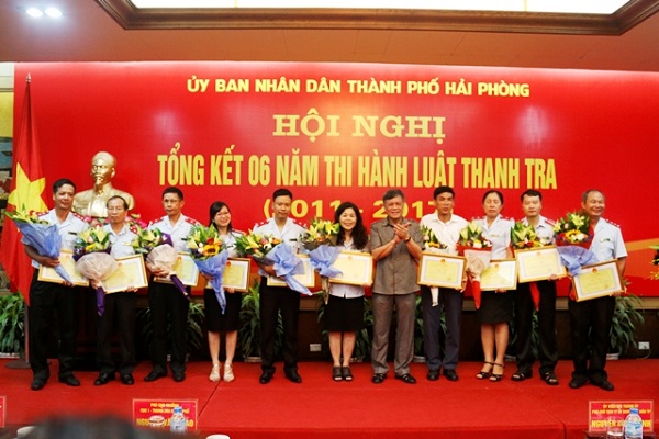 Hội nghị tổng kết 6 năm thi hành Luật thanh tra trên địa bàn thành phố Hải Phòng