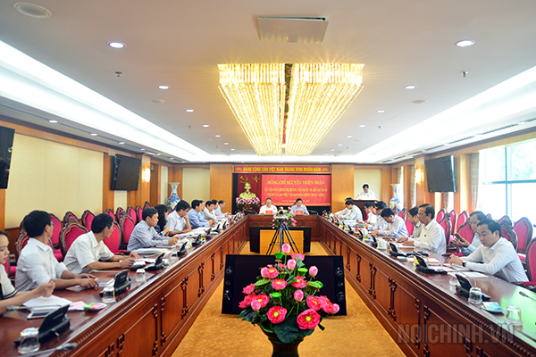 Toàn cảnh buổi làm việc