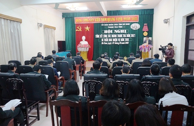 Hội nghị triển khai công tác thanh tra tỉnh Hà Nam năm 2018