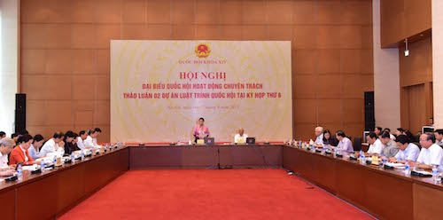 Chủ tịch Quốc hội Nguyễn Thị Kim Ngân phát biểu tại Hội nghị