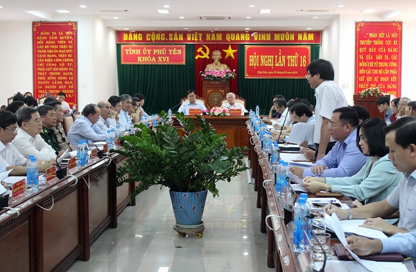 Một Hội nghị giao ban công tác nội chính và phòng, chống tham nhũng tỉnh Phú Yên