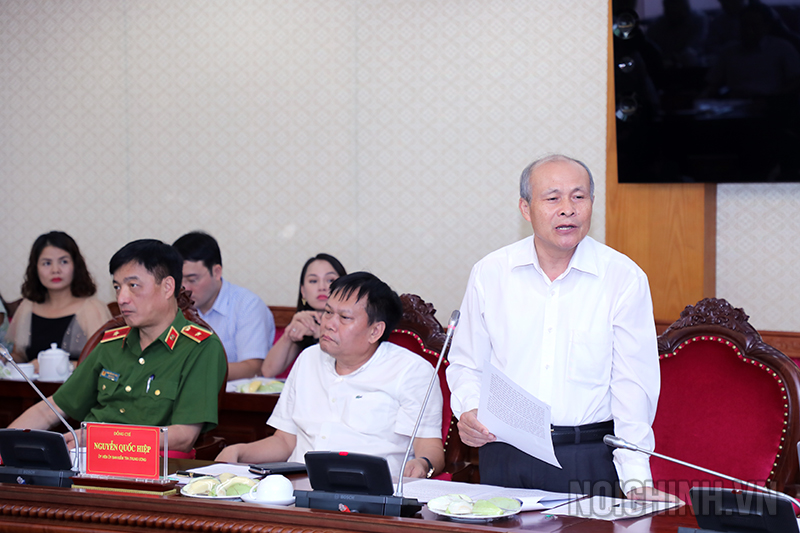 Đồng chí Trần Viết Lưu, Vụ trưởng Vụ Tổng hợp, Ban Tuyên giáo Trung ương