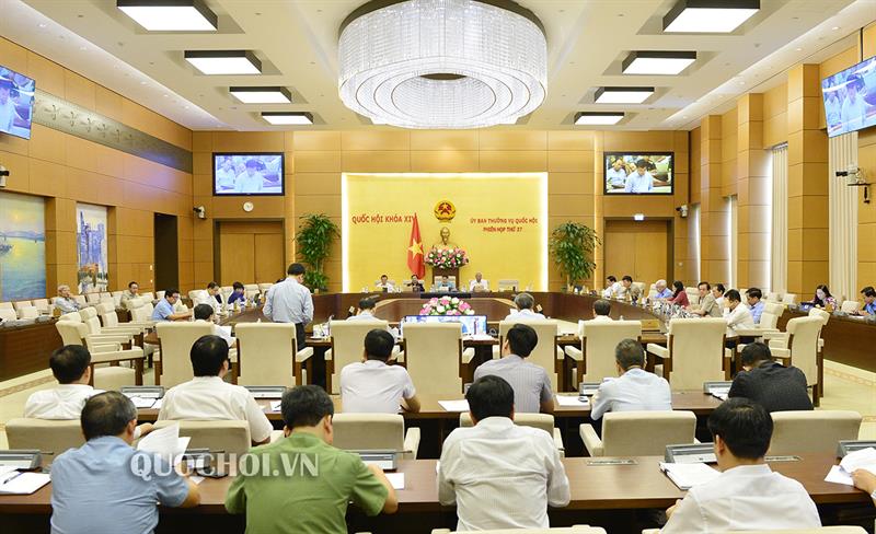 Chương trình Phiên họp thứ 37 của Ủy ban Thường vụ Quốc hội nghe Báo cáo về công tác thi hành án năm 2019