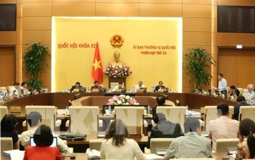 Phiên thảo luận cho ý kiến về dự án Luật sửa đổi, bổ sung một số điều của Luật Cán bộ, công chức và Luật viên chức. 