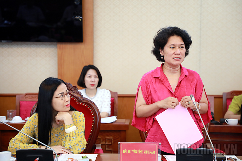 Đồng chí Nguyễn Thu Hà, quyền Trưởng Ban Thời sự, Đài Truyền hình Việt Nam 