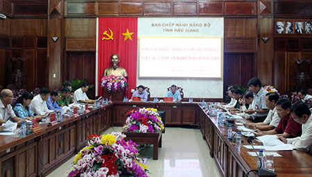 Ban Nội chính Tỉnh ủy Hậu Giang phối hợp tham mưu có hiệu quả công tác đảm bảo an ninh quốc gia, trật tự an toàn xã hội