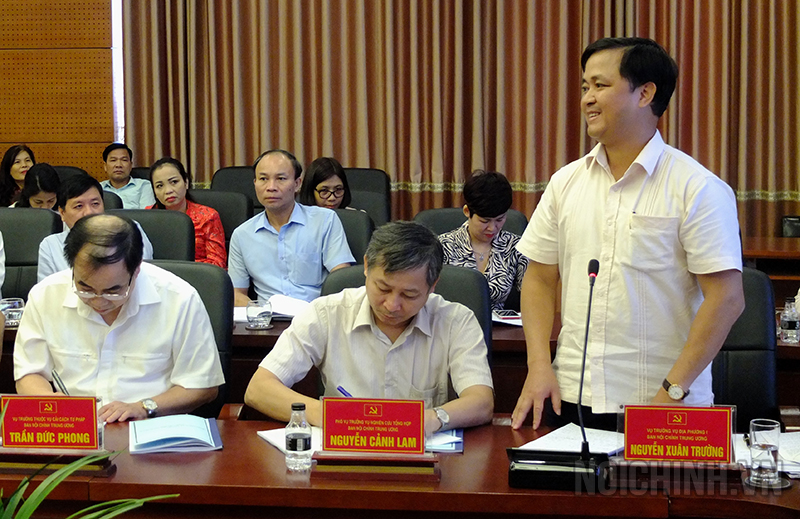 Đồng chí Nguyễn Xuân Trường, Vụ trưởng Vụ địa phương 1, Ban Nội chính Trung ương