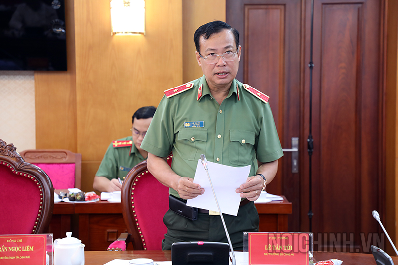 Đồng chí Lê Tấn Tới, Thứ trưởng Bộ Công an