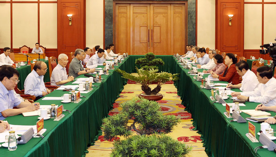 Một Phiên họp Tiểu ban Văn kiện Đại hội XIII của Đảng