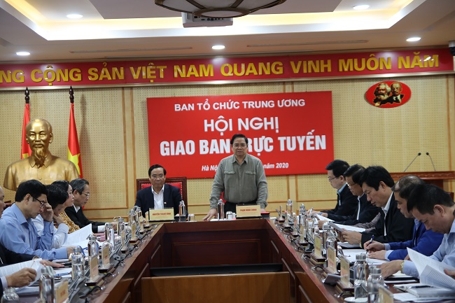 Hội nghị giao ban trực tuyến toàn Ngành Tổ chức xây dựng Đảng tháng 10/2020