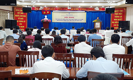 Hội nghị tập huấn kiến thức quốc phòng và an ninh tỉnh Hậu Giang