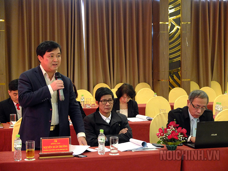 Đồng chí Nguyễn Xuân Trường, Vụ trưởng Vụ Địa phương 1, Ban Nội chính Trung ương