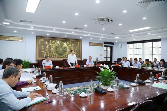 Đồng chí Trần Thanh Mẫn, Bí thư Trung ương Đảng, Chủ tịch Ủy ban Trung ương MTTQ Việt Nam, Ủy viên Ban Chỉ đạo Trung ương về PCTN làm việc với Thường trực Tỉnh ủy Bạc Liêu về tình hình, kết quả công tác PCTN năm 2020