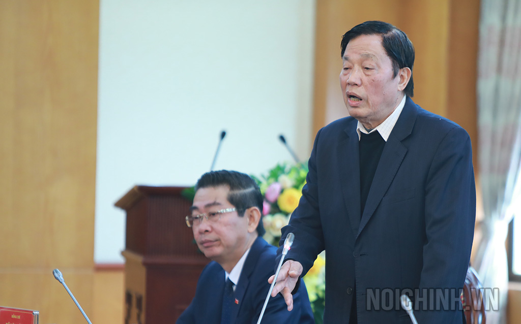 Đồng chí Vũ Tiến Chiến, nguyên Ủy viên Trung ương Đảng, nguyên Phó Chánh Văn phòng Ban Chỉ đạo Trung ương về phòng, chống tham nhũng