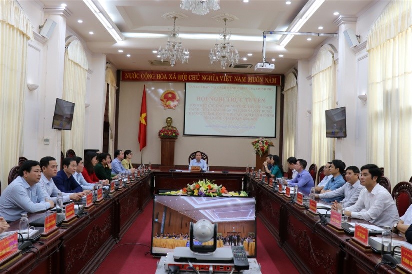 Quang cảnh Hội nghị tại điểm cầu Ninh Bình