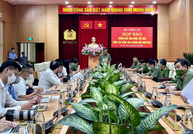Bộ Công an họp báo về kết quả công tác 6 tháng đầu năm 2021