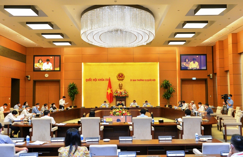 Phiên họp cho ý kiến về dự thảo các kế hoạch giám sát, đề cương báo cáo của các Đoàn giám sát chuyên đề của Quốc hội