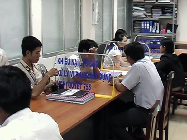 Một bộ phận tiếp nhận đơn thư khiếu nại tố cáo tại Hà Nội