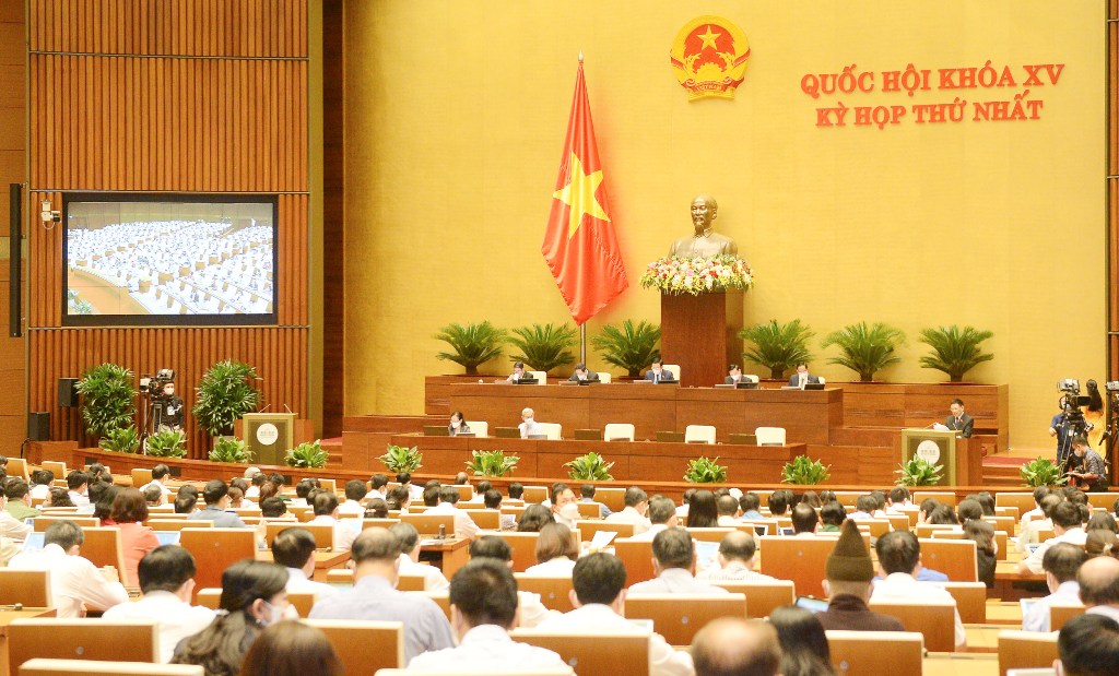 Quốc hội khóa XV, Quốc hội nghe Báo cáo và Báo cáo thẩm tra về công tác thực hành tiết kiệm, chống lãng phí năm 2020