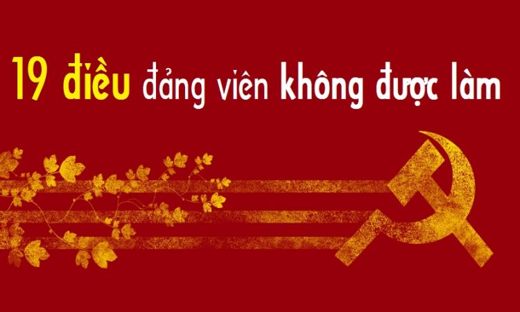 Trung ương ban hành Quy định số 37-QĐ/TW về những điều đảng viên không được làm