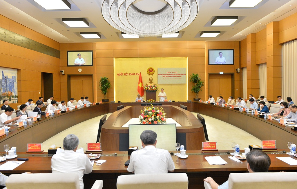 Một cuộc họp giữa Đảng đoàn Quốc hội và Ban Cán sự Đảng Chính phủ 