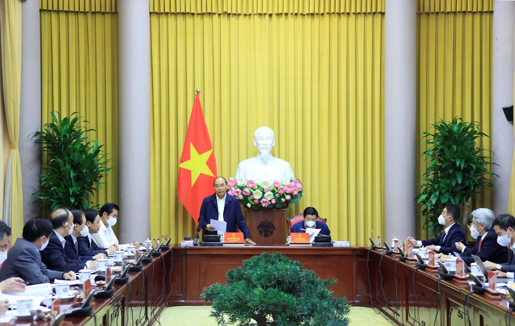 Quang cảnh cuộc họp 