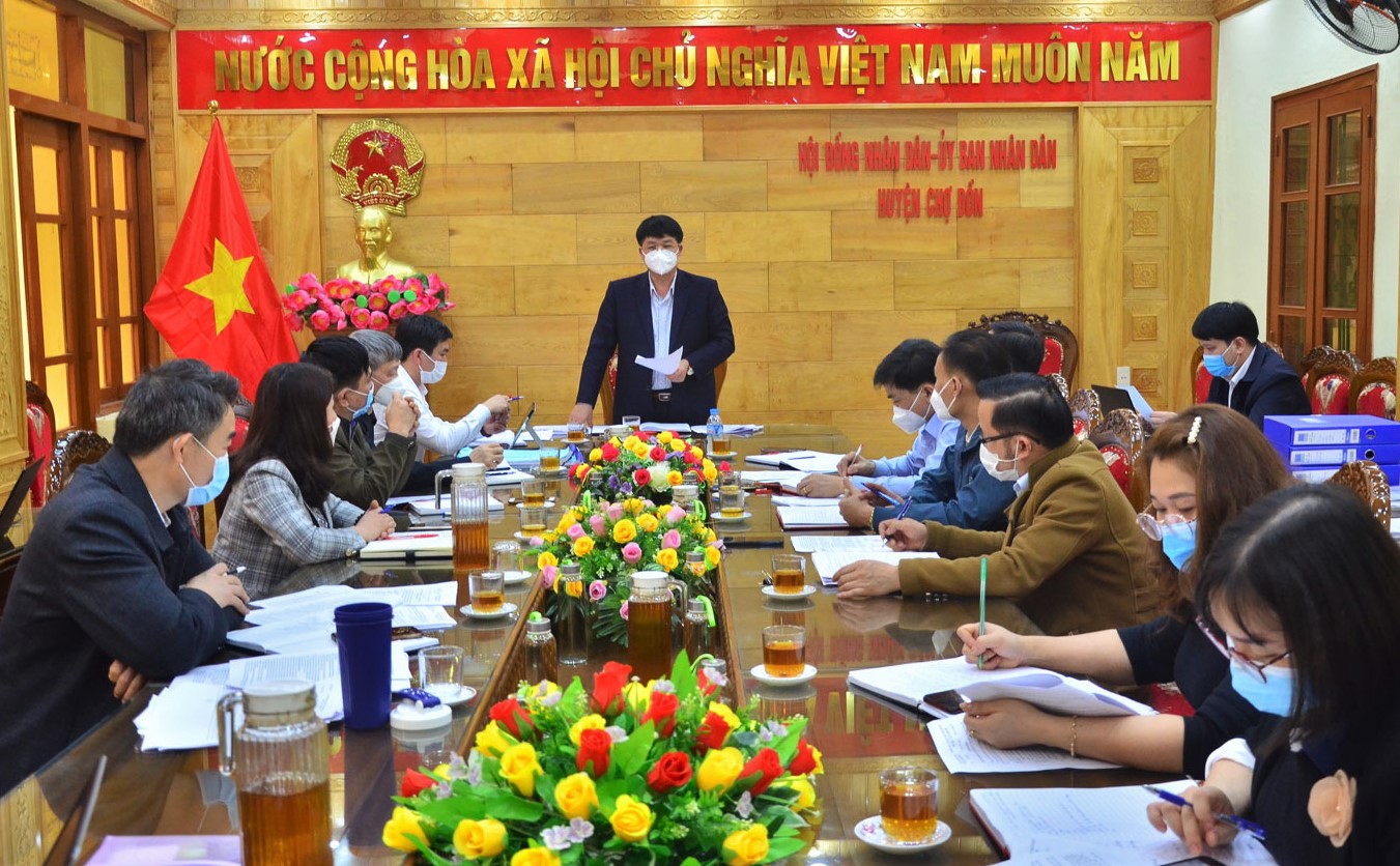 Đoàn ĐBQH tỉnh Bắc Kạn tiến hành giám sát việc thực hiện pháp luật tiếp công dân và giải quyết đơn thư khiếu nại, tố cáo tại huyện Chợ Đồn (tháng 3/2022)