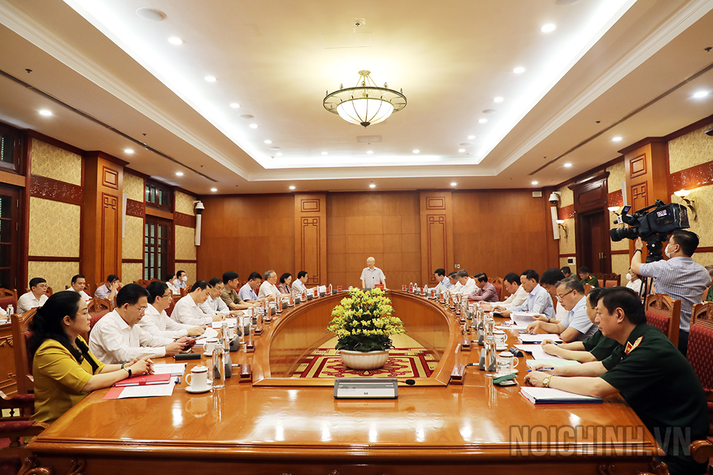 Quang cảnh cuộc họp