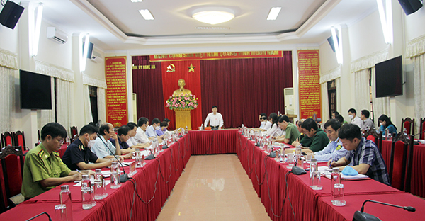 Hội nghị giao ban khối Nội chính tháng 4/2022