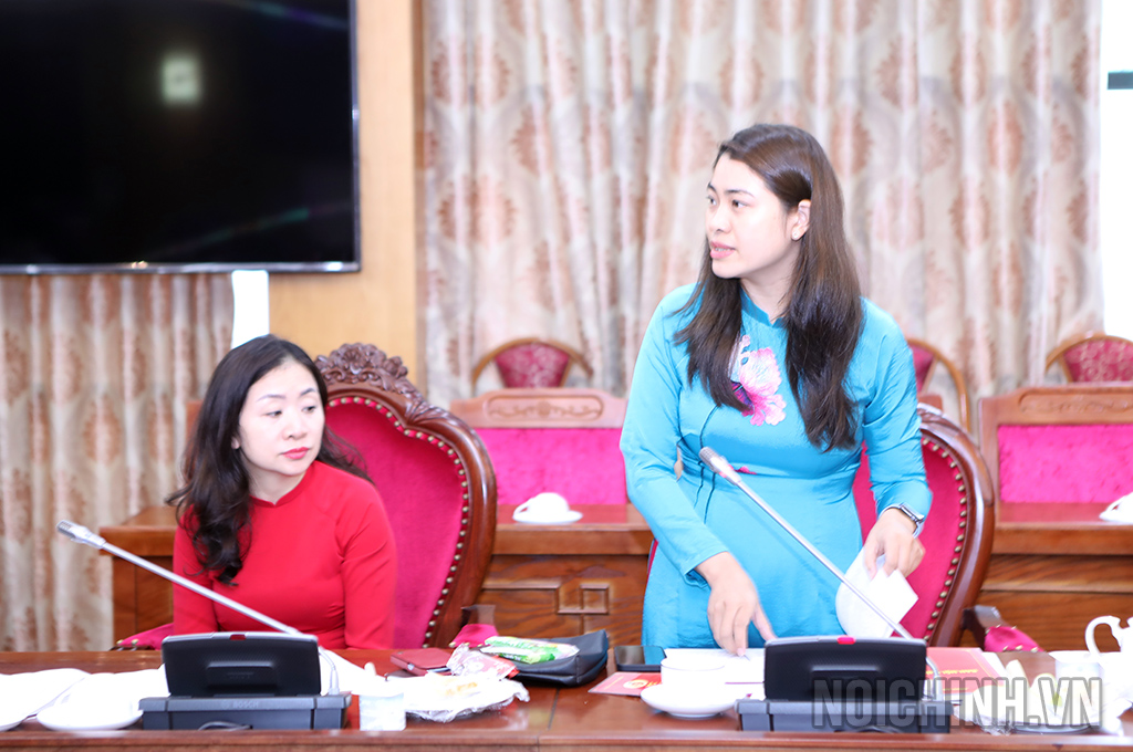 Đồng chí Trần Thị Bích Hạnh, Chuyên viên Vụ Cải cách tư pháp, Ban Nội chính Trung ương