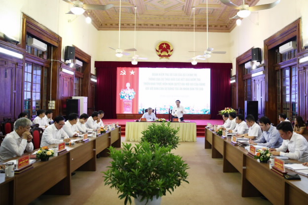 Toàn cảnh buổi làm việc