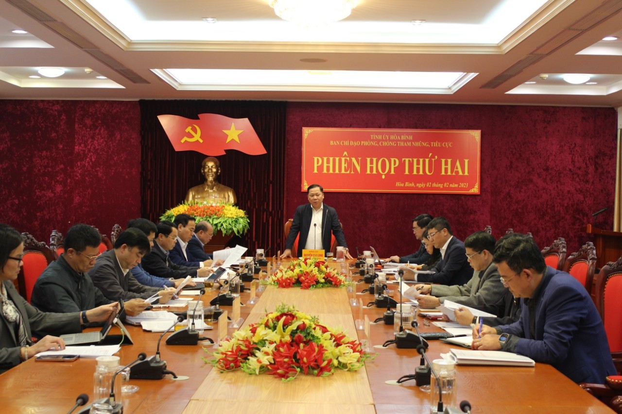 Phiên họp thứ Hai, Ban Chỉ đạo phòng chống tham nhũng, tiêu cực tỉnh