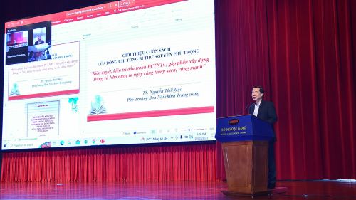 Đồng chí Nguyễn Thái Học, Phó Trưởng Ban Nội chính Trung ương quán triệt các nội dung của Cuốn sách