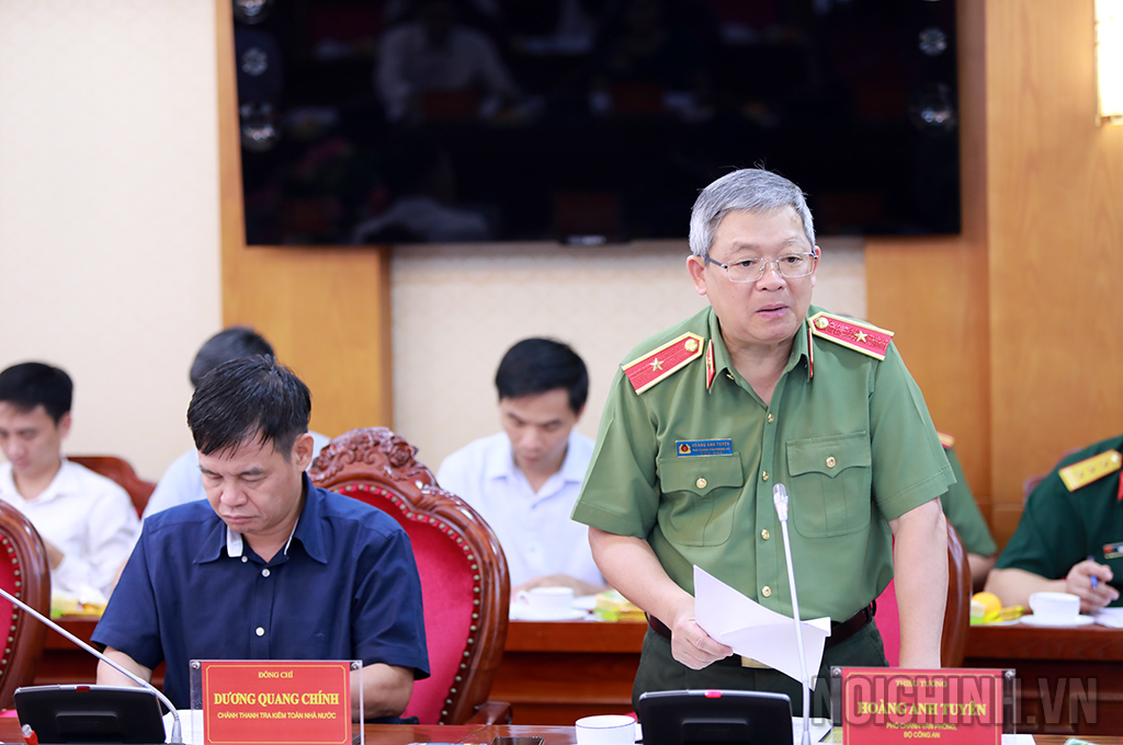 Đồng chí Hoàng Anh Tuyên, Phó Chánh Văn phòng Bộ Công an