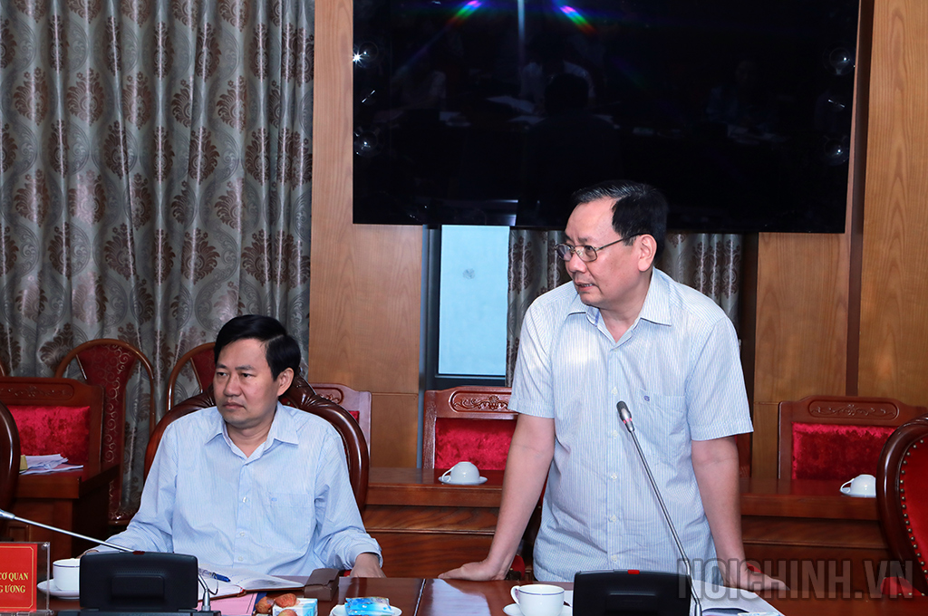 Đồng chí Đàm Văn Lợi, Tổng Biên tập Tạp chí Nội chính, Ban Nội chính Trung ương