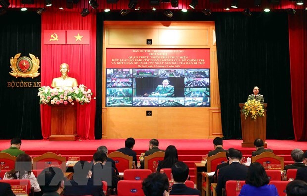 Hội nghị quán triệt, triển khai thực hiện Kết luận của Bộ Chính trị về công tác phòng, chống tội phạm trong tình hình mới của Bộ Công an (ảnh minh họa)