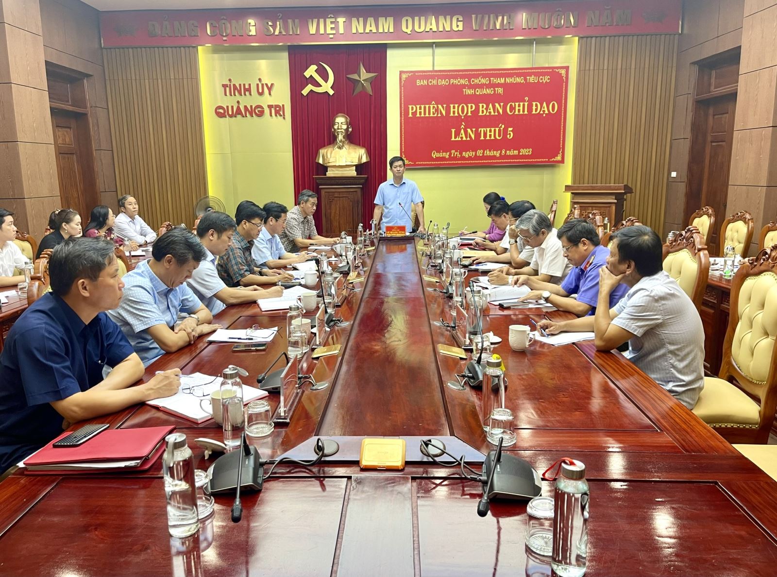 Phiên họp thứ 5 Ban Chỉ đạo phòng, chống tham nhũng, tiêu cực tỉnh Quảng Trị