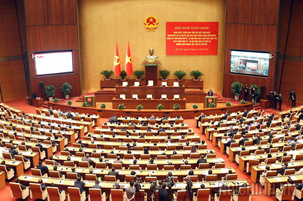 Quang cảnh Hội nghị tại Tòa nhà Quốc hội