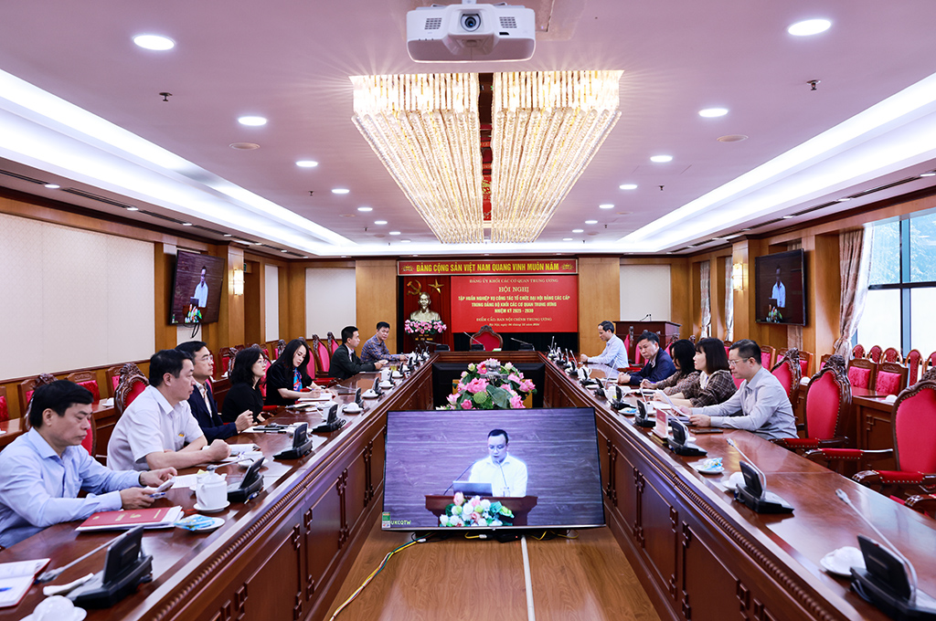 Quang cảnh Hội nghị tại điểm cầu Ban Nội chính Trung ương