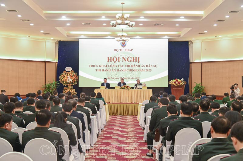 Hội nghị triển khai thực hiện chỉ tiêu, nhiệm vụ Thi hành án dân sự, thi hành án hành chính năm 2025