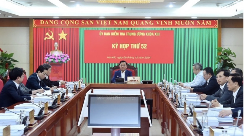 Quang cảnh Kỳ họp thứ 52 của Ủy ban Kiểm tra Trung ương