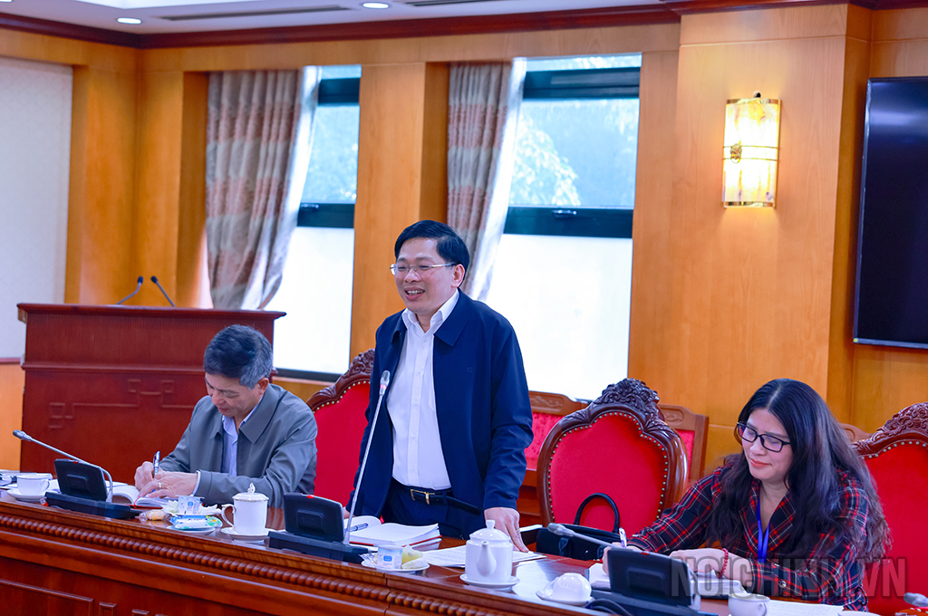 Đồng chí Đặng Văn Dũng, Phó Trưởng Ban Nội chính Trung ương phát biểu