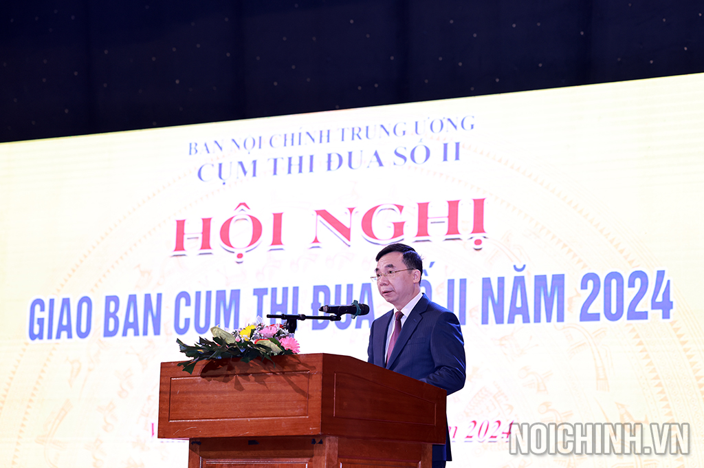 Đồng chí Đặng Văn Dũng, Phó Trưởng Ban Nội chính Trung ương khai mạc Hội nghị