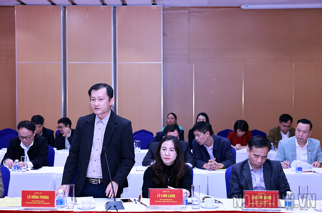 Đồng chí Lò Hồng Phong, Phó Trưởng Ban Nội chính Tỉnh ủy Điện Biên